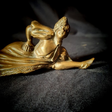 Ancien sujet érotique en bronze
