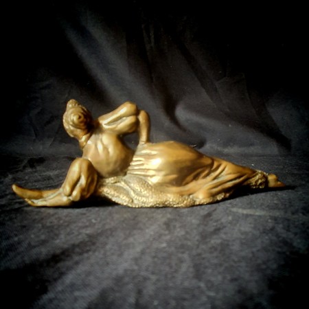 Ancien sujet érotique en bronze