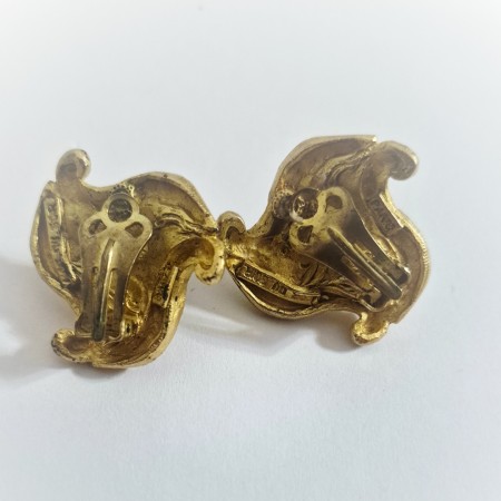 Vintage boucles d'oreilles clips l'or du soir.